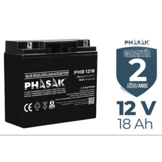 Bateria Phasak 12V 18A
