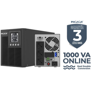 UPS PHASAK LCD On-Line 1000 VA