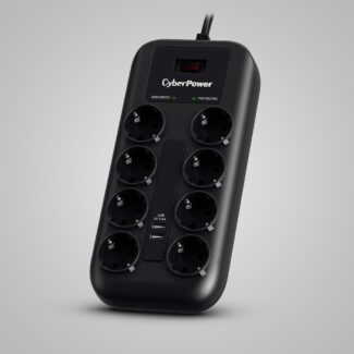 Tomada Proteção CyberPower 8*Out 2xUSB 1,8M