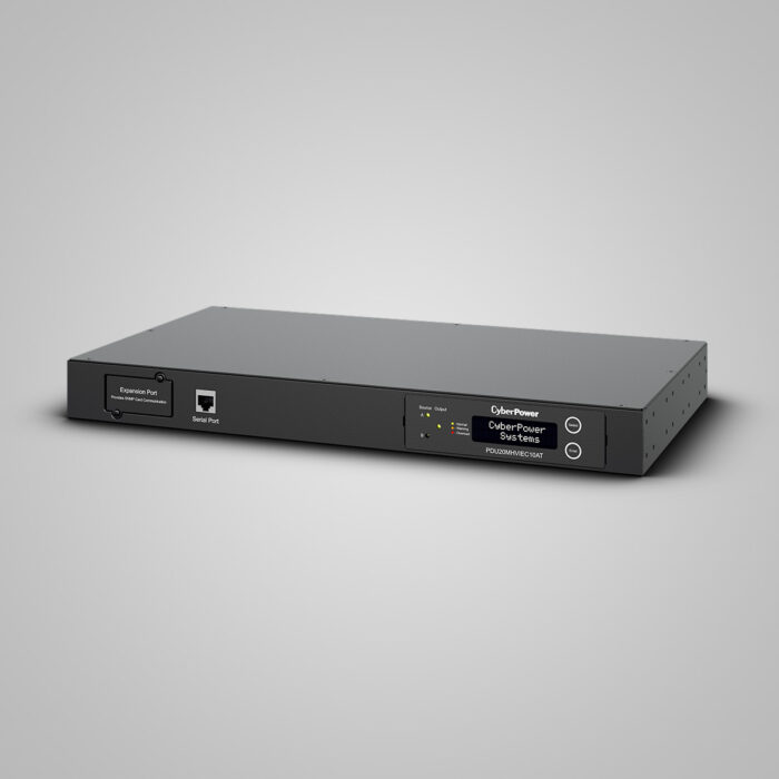 PDU Automático com 10 Tomadas Rack 1U 20A