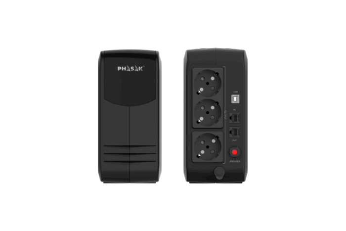 UPS Phasak Smart Lite series 950VA Led- Linha Interativa Schuko - Image 3