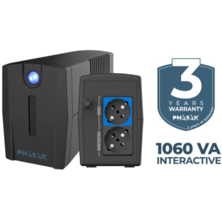 UPS Phasak OTTIMA Interactive 1060VA / 600 W Schuko