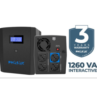UPS Phasak SIRIUS 1260VA / 720W Interactive