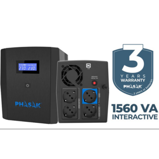 UPS Phasak SIRIUS 1560VA / 900W Interactive