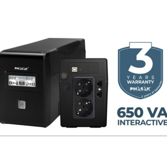 UPS PHASAK LCD Interactive 650 VA / 360 W