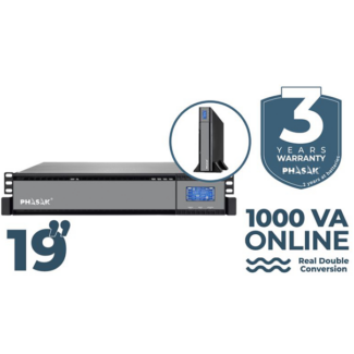 UPS PHASAK PRO-RACK LCD On-Line 1000 VA / 900 W